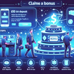 Steps to Claim a Bonus with $10 Deposit: